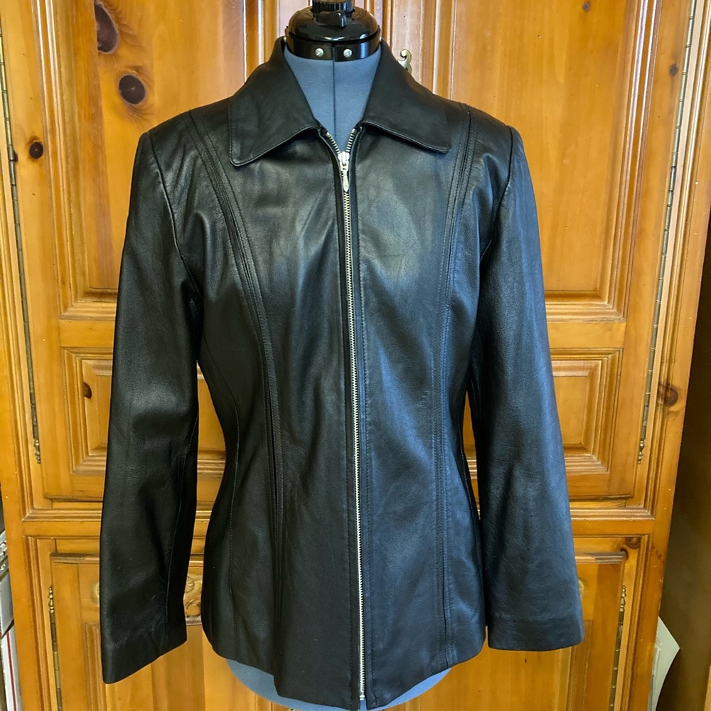 Jacqueline Ferrar Genuine Lambskin Jacket - Picture 3 of 10